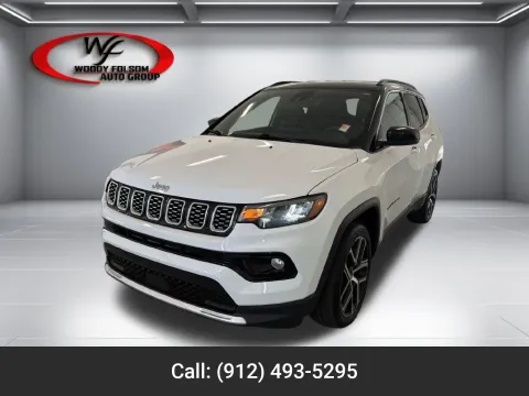 White 2025 Jeep Compass Limited for sale in Baxley, GA