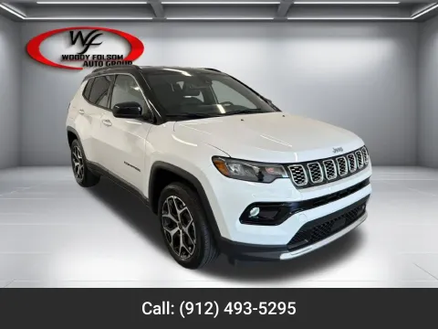 White 2025 Jeep Compass Limited for sale in Baxley, GA