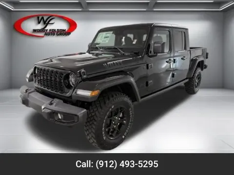 Black 2025 Jeep Gladiator Willys for sale in Baxley, GA