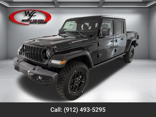 Black 2025 Jeep Gladiator Willys for sale in Baxley, GA