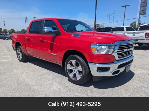 Red 2024 Ram 1500 Laramie for sale in Vidalia, GA