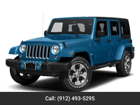 Blue 2016 Jeep Wrangler Unlimited Sahara for sale in Vidalia, GA
