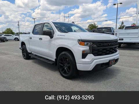White 2024 Chevrolet Silverado 1500 Custom for sale in Vidalia, GA