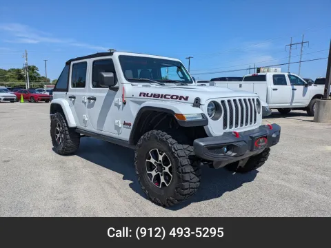 White 2020 Jeep Wrangler Unlimited Rubicon for sale in Vidalia, GA