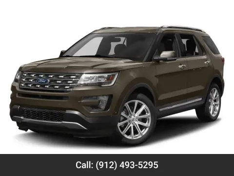 White 2017 Ford Explorer Limited for sale in Vidalia, GA