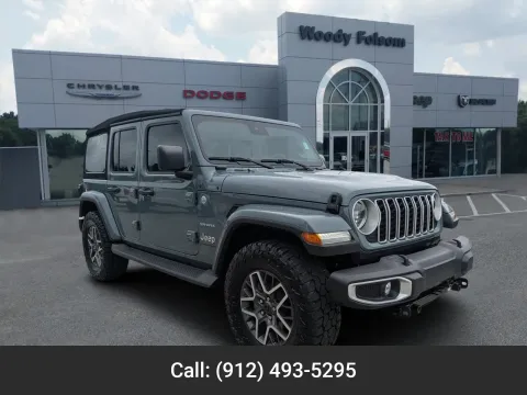 Gray 2024 Jeep Wrangler Sahara for sale in Vidalia, GA