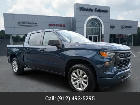 Blue 2023 Chevrolet Silverado 1500 Custom for sale in Vidalia, GA