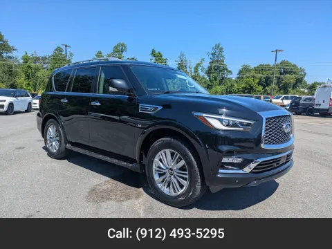 Black 2019 INFINITI QX80 LUXE for sale in Vidalia, GA