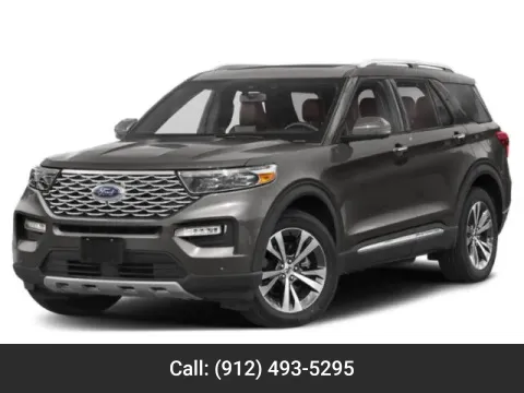 White 2022 Ford Explorer Platinum for sale in Vidalia, GA