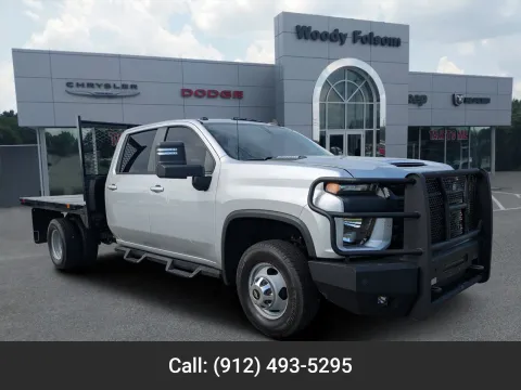 Silver 2021 Chevrolet Silverado 3500 HD CC LT for sale in Vidalia, GA