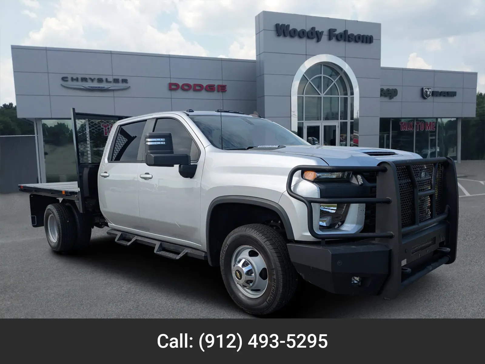 Silver 2021 Chevrolet Silverado 3500 HD CC LT for sale in Vidalia, GA