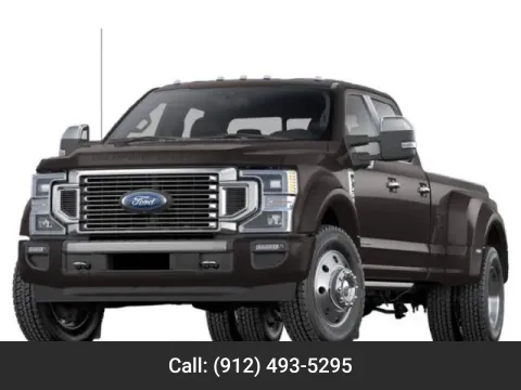 White 2022 Ford Super Duty F-450 DRW Platinum for sale in Vidalia, GA