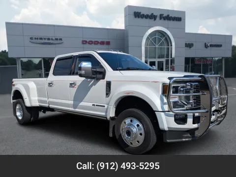 White 2022 Ford Super Duty F-450 DRW Platinum for sale in Vidalia, GA