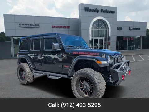 Black 2020 Jeep Wrangler Unlimited Rubicon for sale in Vidalia, GA