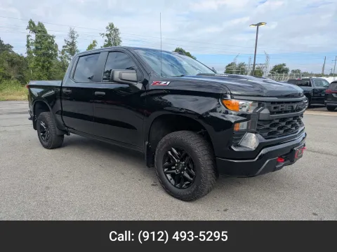Black 2025 Chevrolet Silverado 1500 Custom Trail Boss for sale in Vidalia, GA