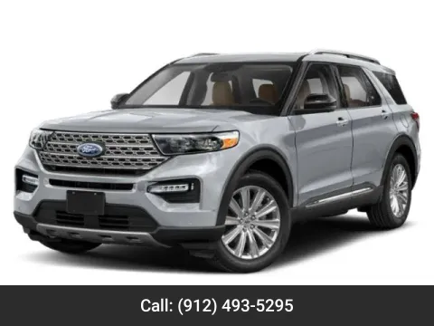 White 2020 Ford Explorer Limited for sale in Vidalia, GA