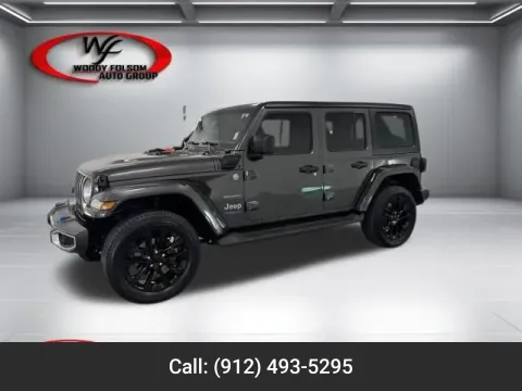 Gray 2022 Jeep Wrangler 4xe Unlimited Sahara for sale in Baxley, GA