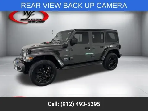 Gray 2022 Jeep Wrangler 4xe Unlimited Sahara for sale in Baxley, GA