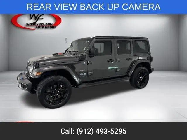 Gray 2022 Jeep Wrangler 4xe Unlimited Sahara for sale in Baxley, GA