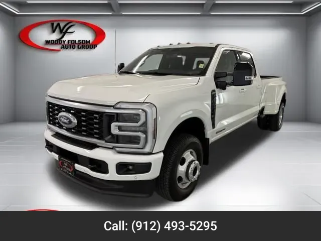White 2025 Ford Super Duty F-350 DRW Platinum for sale in Baxley, GA