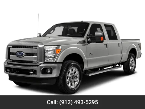 Silver 2015 Ford Super Duty F-250 SRW Platinum for sale in Baxley, GA