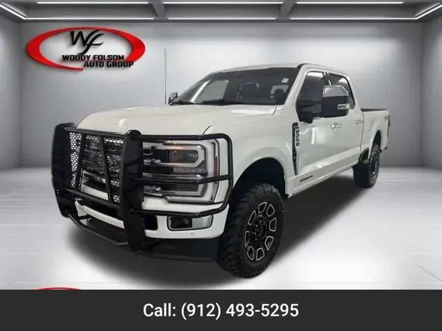 White 2024 Ford F-250SD Platinum for sale in Baxley, GA