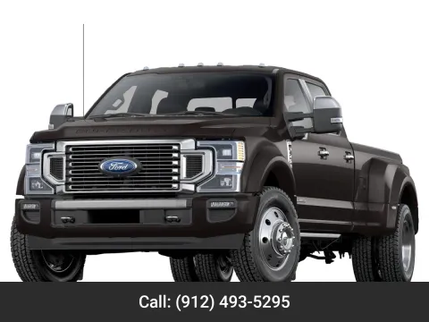 White 2022 Ford Super Duty F-450 DRW Platinum for sale in Baxley, GA