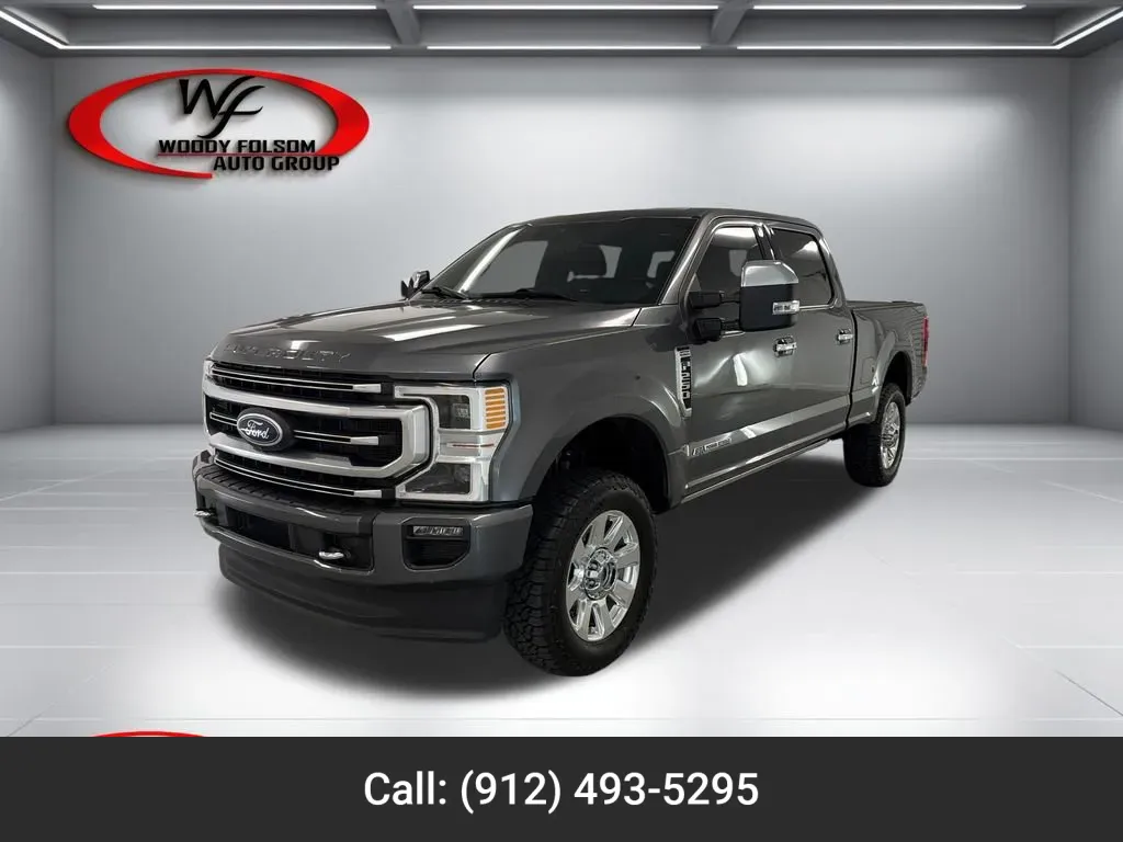 Gray 2022 Ford Super Duty F-250 SRW Platinum for sale in Baxley, GA