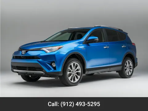 White 2017 Toyota RAV4 Hybrid Limited for sale in Baxley, GA