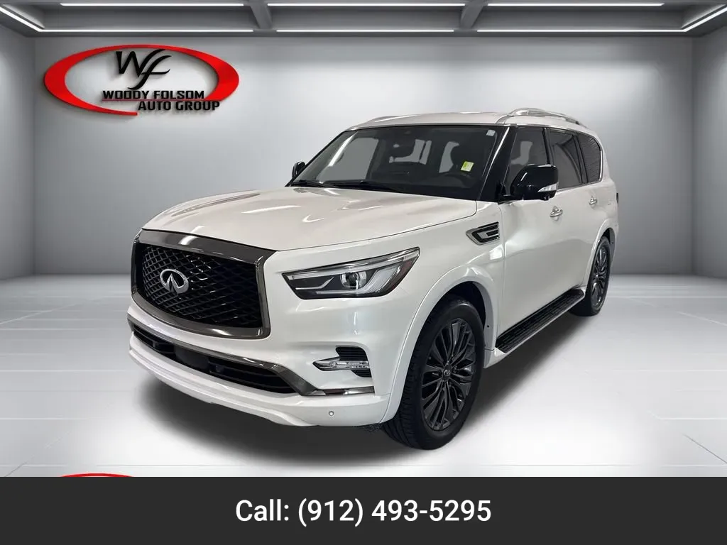 White 2023 INFINITI QX80 PREMIUM SELECT for sale in Baxley, GA