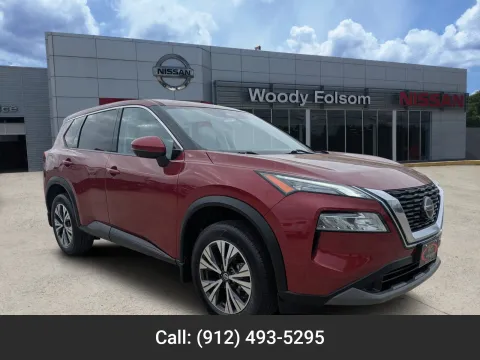 Red 2021 Nissan Rogue SV for sale in Vidalia, GA