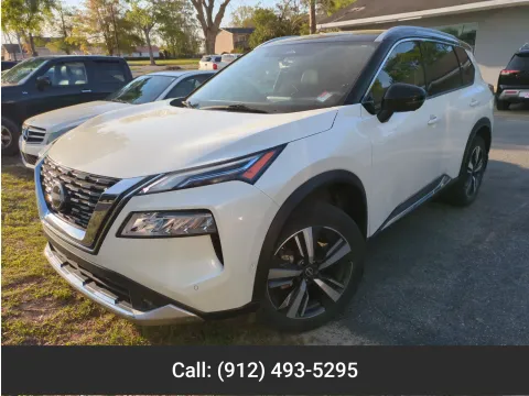 White 2022 Nissan Rogue Platinum for sale in Vidalia, GA