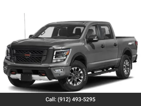 Beige 2021 Nissan Titan PRO-4X for sale in Vidalia, GA