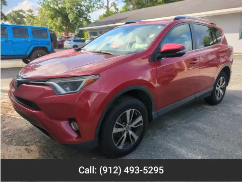 Red 2017 Toyota RAV4 XLE for sale in Vidalia, GA