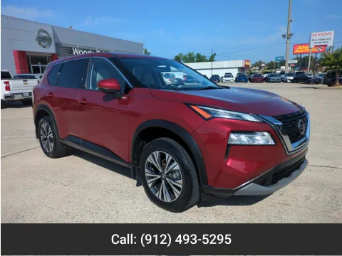 Red 2021 Nissan Rogue SV for sale in Vidalia, GA