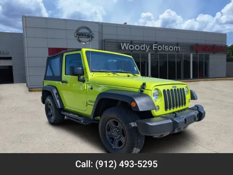 Green 2016 Jeep Wrangler Sport for sale in Vidalia, GA