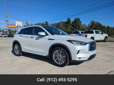 White 2023 INFINITI QX50 LUXE for sale in Vidalia, GA