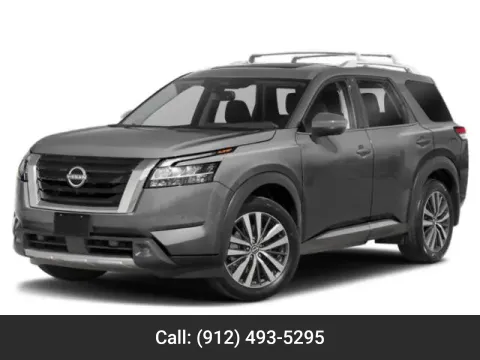White 2023 Nissan Pathfinder Platinum for sale in Baxley, GA