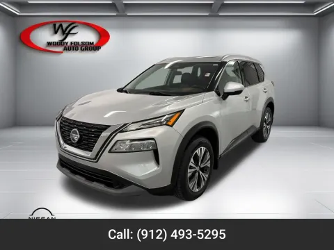 Silver 2021 Nissan Rogue SV for sale in Baxley, GA