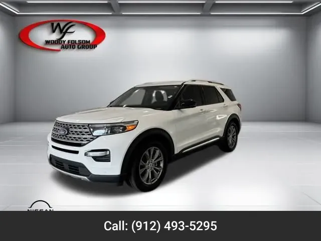 White 2022 Ford Explorer Limited for sale in Baxley, GA
