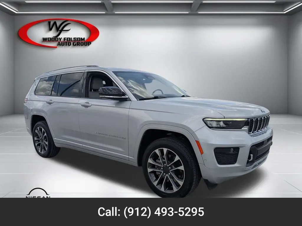 Silver 2021 Jeep Grand Cherokee L Overland for sale in Baxley, GA