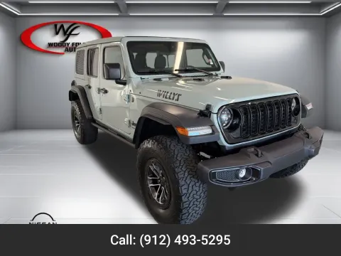 Blue 2024 Jeep Wrangler Willys for sale in Baxley, GA