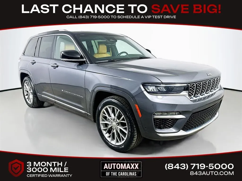 2022 Jeep Grand Cherokee Summit for sale in Summerville, SC