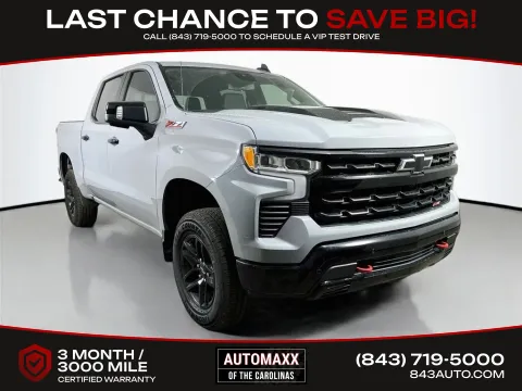 Gray 2024 Chevrolet Silverado 1500 LT Trail Boss for sale in Summerville, SC