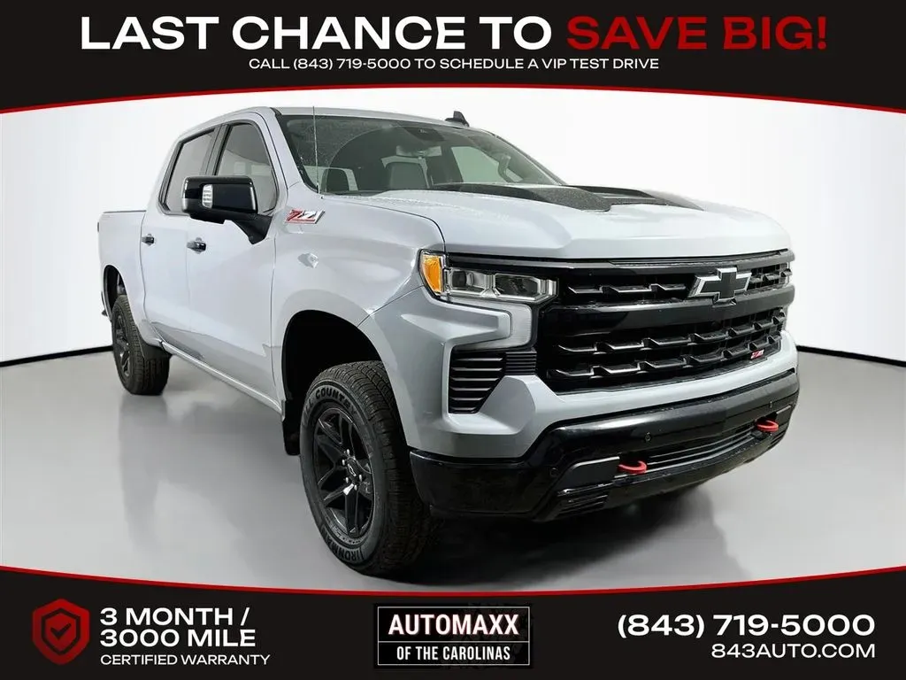 Gray 2024 Chevrolet Silverado 1500 LT Trail Boss for sale in Summerville, SC