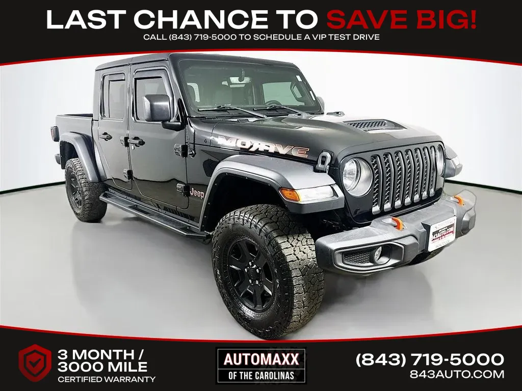 Black 2022 Jeep Gladiator Mojave for sale in Summerville, SC