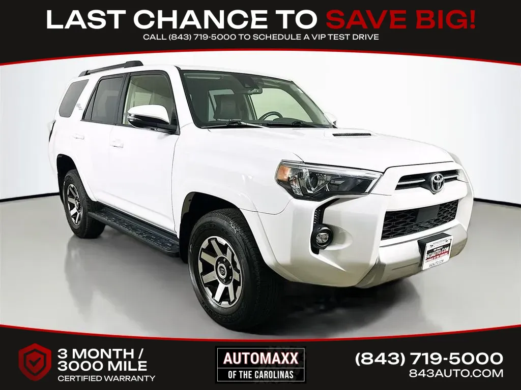 White 2024 Toyota 4Runner TRD Off-Road Premium for sale in Summerville, SC