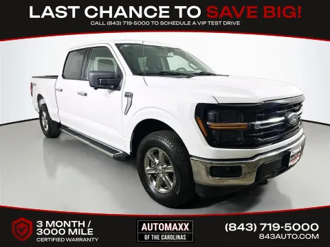 White 2024 Ford F-150 XLT for sale in Summerville, SC