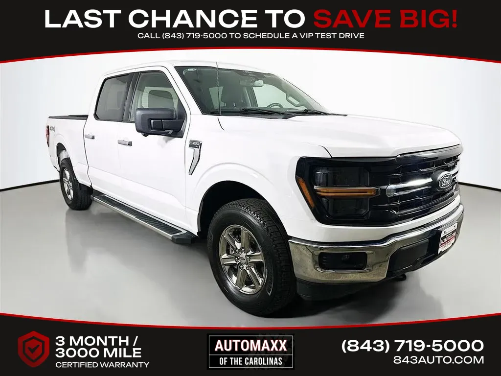 White 2024 Ford F-150 XLT for sale in Summerville, SC