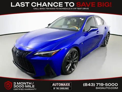 Another view of 2025 Lexus IS 350 F SPORT Design for sale in Summerville, SC at Automaxx of the Carolinas